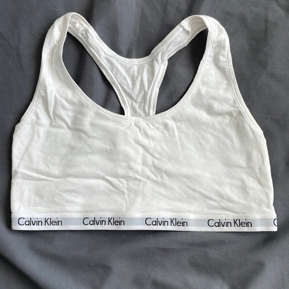 Medium White Calvin Klein Sport’s Bra